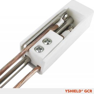 GCR uzemňovacia tyč 43 cm (Nerezová uzemňovacia tyč pre prenosné tieniace produkty)