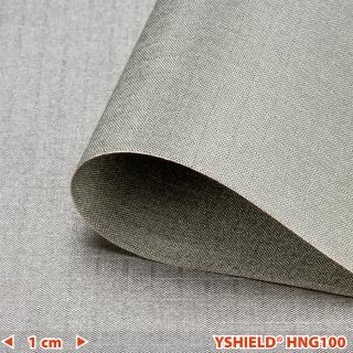 Tieniaca tkaná sieťovina HNG100 šírka 90 cm (Metalizovaná polyesterová tkanina na ochranu pred vysoko a nízkofrekvenčnými elektrickými poľami. Lepenie na steny, stropy a podlahy. )