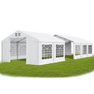 Párty stan (oceľ + pvc) 3x14x2m (PEVNÝ ZÁHRADNÝ STAN - 3m × 14m × 2m / 2,87m)