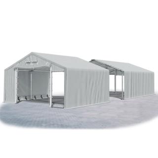 Skladovacie stany - Oceľ + PVC SFR 4x18x2m (PEVNÝ SKLADOVACÍ STAN  - 4m × 18m × 2m / 3,15m)