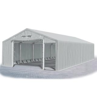 Skladovacie stany - Oceľ + PVC SFR 6x10x2m (PEVNÝ SKLADOVACÍ STAN  - 6m × 10m × 2m / 3,09m)