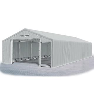 Skladovacie stany - Oceľ + PVC SFR 6x12x2m (PEVNÝ SKLADOVACÍ STAN  - 6m × 12m × 2m / 3,09m)