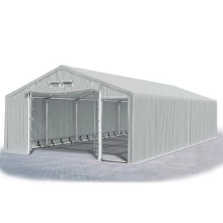 Skladovacie stany - Oceľ + PVC SFR 8x10x2,1m (PEVNÝ SKLADOVACÍ STAN  - 8m × 10m × 2,1m / 3,46m)