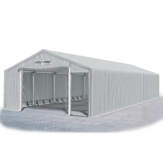 Skladovacie stany - Oceľ + PVC SFR 8x12x2,1m (PEVNÝ SKLADOVACÍ STAN  - 8m × 12m × 2,1m / 3,46m)