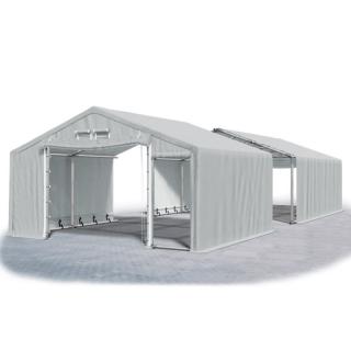 Skladovacie stany - Oceľ + PVC SFR 8x20x2,1m (PEVNÝ SKLADOVACÍ STAN  - 8m × 20m × 2,1m / 3,46m)