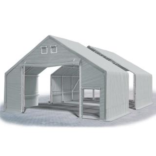 Stanové haly - Oceľ + PVC 9x20x3m (PEVNÝ SKLADOVACÍ STAN  - 9m × 20m × 3m / 5,38m)