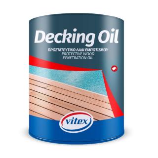 VITEX Terasový olej bezfarebný 2,5L (VITEX Decking oil penetračný olej na drevo bezfarebný 2,5L)