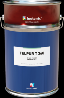 Barvy a laky Teluria Telpur T 360 vrchná polyuretánová vysoko lesklá 1kg podľa RAL ral: 1000