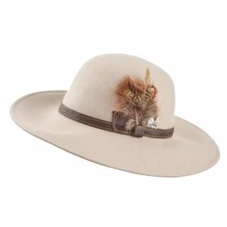 Dámsky klobúk TETRAO - béžový Veľkosť: 54