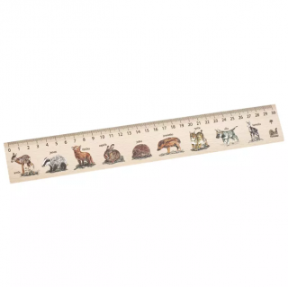 Drevené pravítko TETRAO - 30 cm