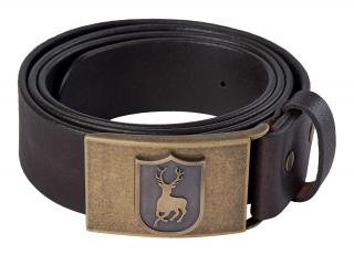 Kožený opasok Deerhunter dark brown 583