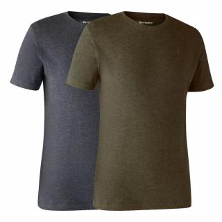 Poľovnícke tričká DEERHUNTER Basic 2-pack T-Shirt Veľkosť: 3XL
