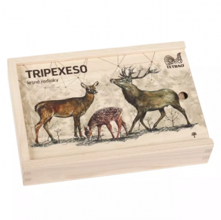 Vzdelávacie tripexeso TETRAO - lesné rodinky, 24 dielikov