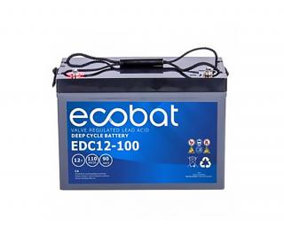 Ecobat Trakčná batéria EDC12-100, 110Ah, 12V