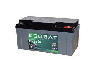 Ecobat Trakčná batéria EDC12-70 , 70Ah, 12V