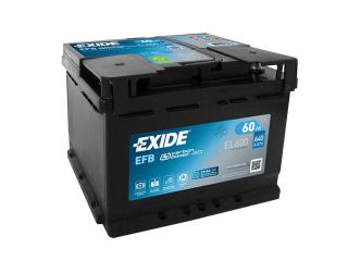 Exide Start-Stop EFB 12V 60Ah 640A EL600