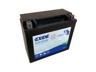 Motobatéria EXIDE BIKE AGM Ready 18Ah, 12V, AGM12-19 (YTX20L-BS)