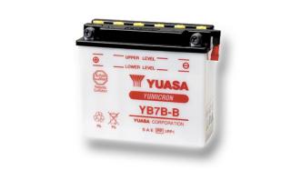 Motobatéria YUASA (originál) YB7B-B, 12V, 7Ah