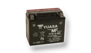 Motobatéria YUASA (originál) YTX12-BS, 12V,  10Ah