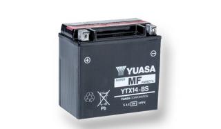 Motobatéria YUASA (originál) YTX14-BS, 12V,  12Ah