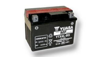 Motobatéria YUASA (originál) YTX4L-BS, 12V,  3Ah