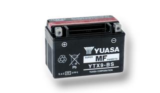 Motobatéria YUASA (originál) YTX9-BS, 12V,  8Ah