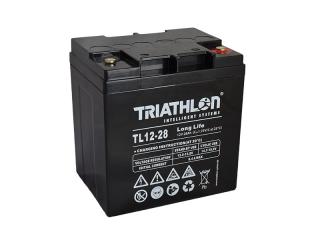 TRIATHLON LL12028 (12V - 28Ah) Záložná batéria  long life“