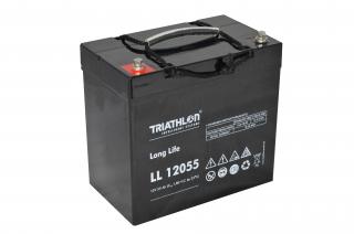 TRIATHLON LL12055 (12V - 55Ah) Záložná batéria  long life“
