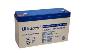 Ultracell Záložná batéria UL12-6 (6V - 12Ah), VRLA-AGM