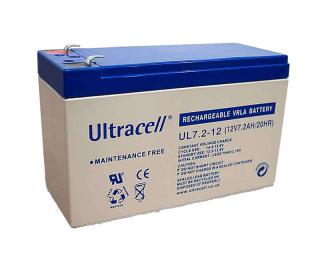 Ultracell Záložná batéria UL7.2-12F2 (12V - 7,2Ah), VRLA-AGM