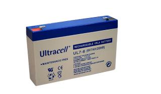 Ultracell Záložná batéria UL7-6 (6V - 7Ah), VRLA-AGM