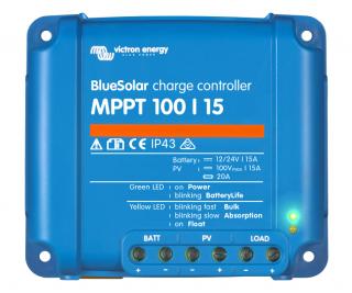 Victron Solárny regulátor BlueSolar MPPT 100/15, 12/24V, 15A