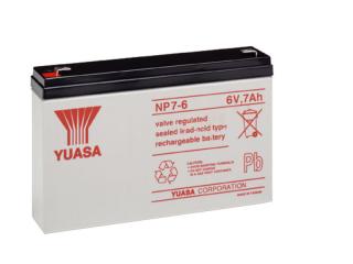 YUASA Staničná (záložná) batéria NP7-6, 7Ah, 6V