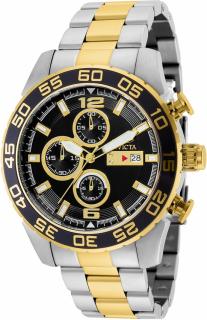 Invicta 1015 (Hodinky Invicta 1015 Specialty Chronograph Black Dial Two-Tone Men's Watch)