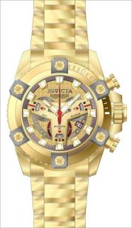 Invicta 19581 (Hodinky Invicta 19581 Coalition Forces Chronograph Yellow Gold Dial Yellow Gold Ion-plated Men's Watch)
