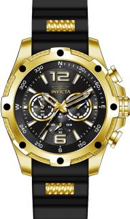 Invicta 19658 (Hodinky Invicta 19658 I-Force Multi-Function Black Dial Black Polyurethane Men's Watch)