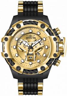 Invicta 33669 (Hodinky Invicta 33669 SHAQ Chronograph Quartz Gold Dial Men's Watch)
