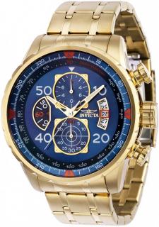 Invicta 36602 (Hodinky Invicta 36602 Aviator Blue Dial Men's Watch )