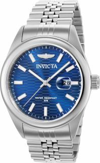 Invicta 38408 (Hodinky Invicta 38408 Aviator Quartz Blue Dial Men's Watch)