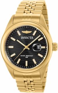 Invicta 38413 (Hodinky Invicta 38413 Aviator Quartz Black Dial Men's Watch )