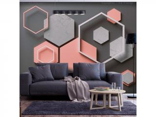 Fototapeta - Hexagon Plan