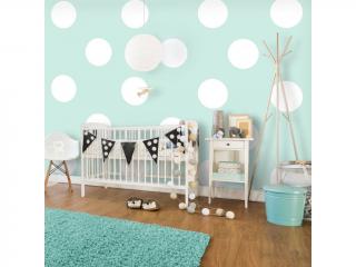 Fototapeta - Sky Blue Dots