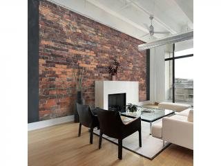 Fototapeta - Vintage Wall (Red Brick)