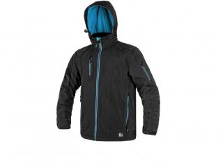 CXS - Durham softshell bunda čierno/modrá