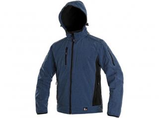 CXS - Durham softshell bunda modro/čierna