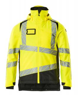 MASCOT® zateplená reflexná bunda hi-vis yellow/black