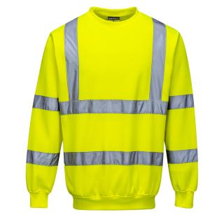 Mikina Hi-Vis cez hlavu Žltá B303YER