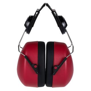 PW42 - Mušľový chránič na prilbu Clip-On Red (Ochrana sluchu)