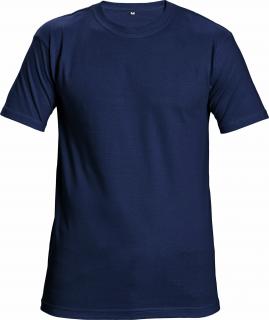 Tričko bavlnené s krátkym rukávom TEESTA tmavo modrá