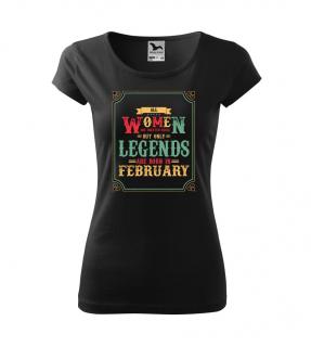 Dámske narodeninové tričko Women legends